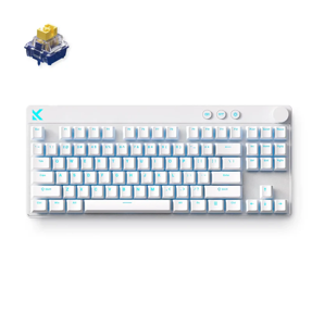 MCHOSE Hall Effect žičana tipkovnica Mix 87, magnetic switch, RGB, White, HR znakovi, MC-Mix87-4