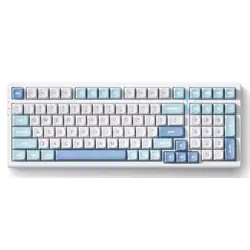 MCHOSE mehanička tipkovnica G98 Pro, bežična BT/2.4GHz, linear switch, RGB, HR znakovi, Blue, HW-G98S-2