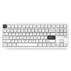 MCHOSE mehanička tipkovnica GX87 Ultra Aluminum, bežična BT/2.4GHz, linear switch, RGB, HR znakovi, White Electrophoresis, GX87-A5