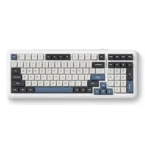 MCHOSE mehanička tipkovnica K99, bežična BT/2.4GHz, linear switch, RGB, HR znakovi, Navy Blue, K99-3A