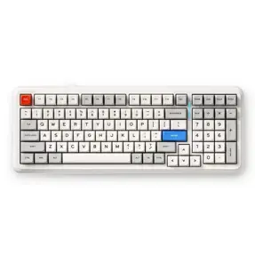 MCHOSE mehanička tipkovnica K99 V2, bežična BT/2.4GHz, linear switch, RGB, HR znakovi, Retro White, MC-K99V2-11