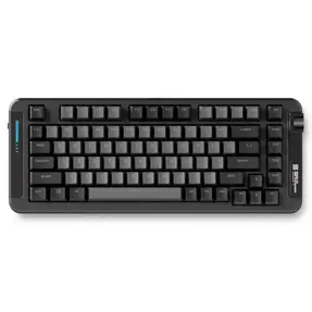 MCHOSE mehanička tipkovnica X75, bežična BT/2.4GHz, linear switch, RGB, HR znakovi, Black, X75-1A