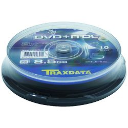 DVD+R DL medij Traxdata 8.5GB 8x Retail, 10-pack, 906753ITRA003