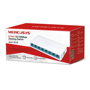 Mercusys Switch MS108, 8-Port 10/100Mbps