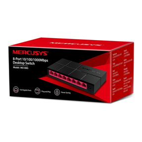 Mercusys Switch MS108G, 8-Port 10/100/1,000Mbps
