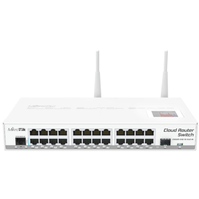 MikroTik Cloud Router Switch, PoE, SFP/SFP+, CRS125-24G-1S-2HnD-IN