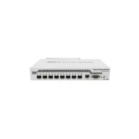MikroTik Cloud Router/Switch CRS309-1G-8S+IN, dual-boot desktop 10G Smart switch, 1x RJ-45, 8x SFP+, PoE PD