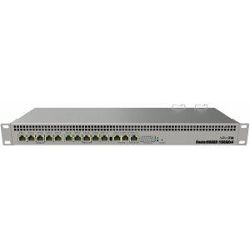 MikroTik Router RB1100AHx4, Complete Extreme Performance Router with 13-10/100/1000 ethernet ports and RouterOS Level 6 license