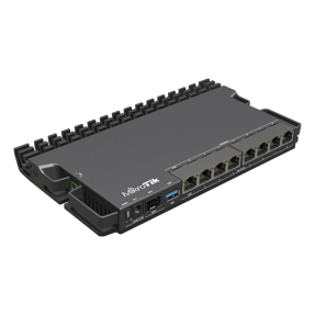 MikroTik Router Heavy Duty PoE with 7 x GbE Ports, 1 x 2.5 GbE Port, 1 x 10G SFP+ Port., RB5009UPr+S+IN