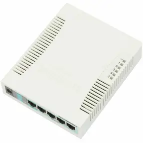 MikroTik Switch RB260GS, 5x Gigabit Ethernet, 1xSFP, Desktop Smart Managed Switch