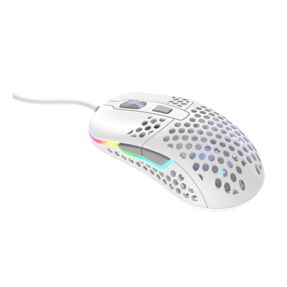 Miš Cherry XTRFY M42 RGB, optički, bijeli, M42-RGB-WHITE