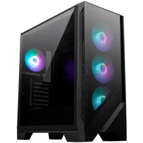 MSI Midi Tower MAG Forge 320R Airflow, Black, 4xARGB ventilators, 306-7G23R21-809