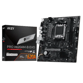 MSI PRO A620AM-B EVO, AMD A620A, AM5, DDR5, 7E36-001R