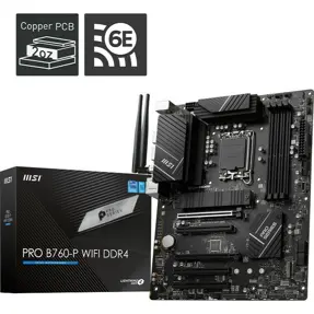 MSI PRO B760-P WiFi, Intel B760, LGA 1700, DDR4, ATX, 7D98-001R