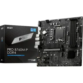 MSI PRO B760M-P, Intel B760, LGA 1700, DDR4, mATX, 7E02-001R