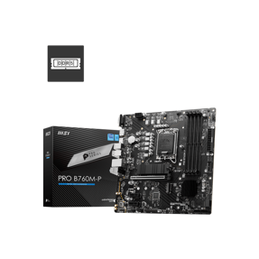 MSI Pro B760M-P, Intel B760, LGA 1700, DDR5, mATX, 7E02-009R