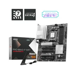 MSI PRO B840-P WiFi, AMD B840, AM5, ATX, 7E57-001R