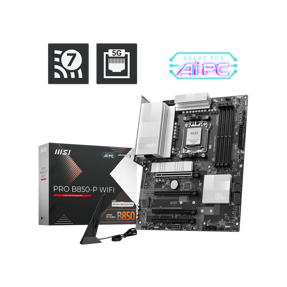 MSI Pro B850-P WIFI, AMD B850, AM5, DDR5, ATX, 7E56-002R