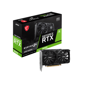 MSI RTX3050 Ventus 2X E 6G OC, 6GB GDDR6, NVIDIA GeForce, V812-055R