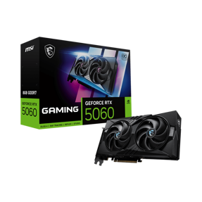 MSI RTX5060 8G Gaming 2X OC, 8GB GDDR7, NVIDIA GeForce, V537-005R, G5060-8GC