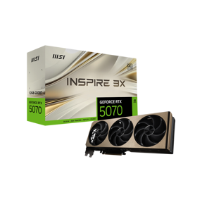 MSI RTX5070 Inspire 3X OC, 12GB GDDR7, NVIDIA GeForce, V532-006R, G5070-12I3C