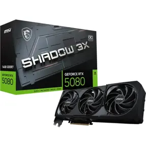 MSI RTX5080 Shadow 3X OC, 16GB GDDR7, NVIDIA GeForce, V531-003R