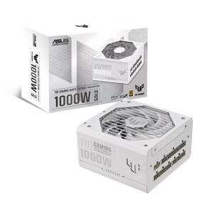 Napajanje ASUS 1000W TUF-GAMING-1000G, White, Full modular, 80 PLUS Gold, ATX 3.0, 90YE00S5-B0NA00