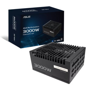 Napajanje ASUS Pro WS 3000W Platinum, ATX 3.1, PCIe Gen 5.1, 80 Plus Platinum, 90YE00Z0-B0EA00