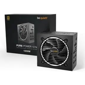 Napajanje Be Quiet 1200W Pure Power 12 M, Full modular, 80 PLUS Gold, ATX 3.0, BN346