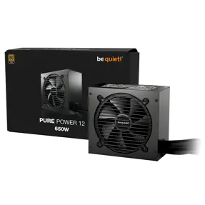 Napajanje Be Quiet 650W Pure Power 12, 80 PLUS Gold, ATX 3.1, BP002EU