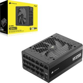 Napajanje Corsair 1200W HX1200i, Black, 2025, Full modular, 80 PLUS Platinum, ATX 3.1, CP-9020307-EU