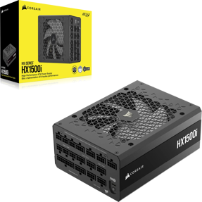 Napajanje Corsair 1500W HX1500i, Black, 2025, Full modular, 80 PLUS Platinum, ATX 3.1, CP-9020309-EU