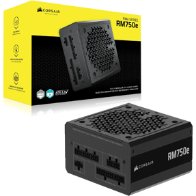 Napajanje Corsair 750W RM750e, Black, 2025, Full modular, 80 PLUS Gold, ATX 3.1, CP-9020295-EU