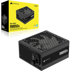 Napajanje Corsair 850W RM850X, Black, 2024, Full modular, 80 PLUS Gold, ATX 3.1, CP-9020270-EU