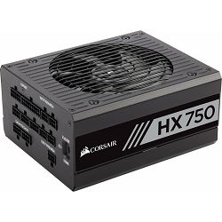 Napajanje Corsair 750W HX750, 80 PLUS Platinum, CP-9020137-EU