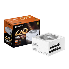 Napajanje Gigabyte 1000W GP-UD1000GM PG5 V2 ICE, White, Full modular, 80 PLUS Gold, ATX 3.1, GP-UD1000GM PG5 ICE