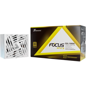 Napajanje Seasonic 1000W FOCUS GX-1000, White, Full modular, 80 PLUS Gold, ATX 3.1, FOCUS-GX-1000-V4-WHITE