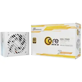 Napajanje Seasonic 750W Core GX White, Full modular, 80 PLUS Gold, ATX 3.1, SRP-CGX751-A5A32SF-W