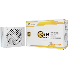 Napajanje Seasonic 850W Core GX White, Full modular, 80 PLUS Gold, ATX 3.1, SRP-CGX851-A5A32SF-W