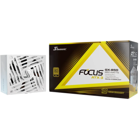 Napajanje Seasonic 850W FOCUS GX 850, White, Full modular, 80 PLUS Gold, ATX 3.1, FOCUS-GX-850-V4-WHITE