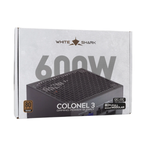 Napajanje White Shark 600W GPSU-B600S COLONEL-3, Full Modular, 80 PLUS Bronze