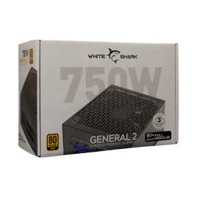Napajanje White Shark 750W GPSU-750M GENERAL-2, Full Modular, 80 PLUS Gold