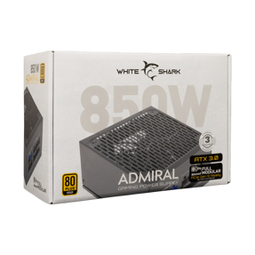 Napajanje White Shark 850W GPSU-850W ADMIRAL, Full Modular, 80 PLUS Gold