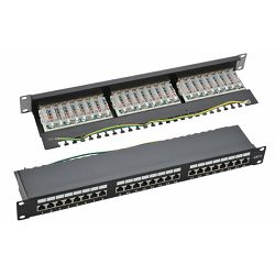 NaviaTec CAT6-SPP275, 24 Port Patch Panel, NVT-CAT6-SPP275