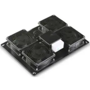 NaviaTec ventilatorska jedinica, 4 ventilatora, krovna s digitalnim termostatom, NVT-FAN-R4XB-TERM
