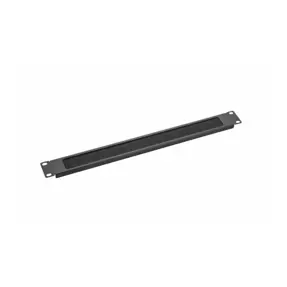 NaviaTec vodilica kablova 19" s četkom, 1U horizontalna, crna, NVT-CABMNGT-1UBB