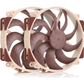 Noctua ventilator 140mm NF-A14x25r G2 PWM Sx2-PP 2-pack, Push and Pull