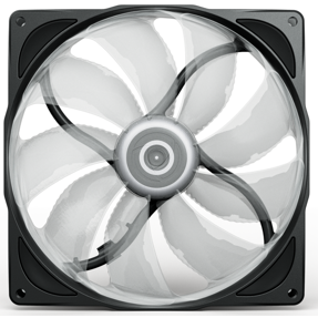 Noiseblocker ventilator 120mm NB-eLoop X B12-P ARGB Black Edition PWM, ITR-B12X-P-BL