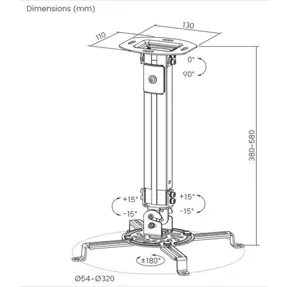 nosac-za-projektor-sbox-pm-18s-stropni-12016-057300014.webp