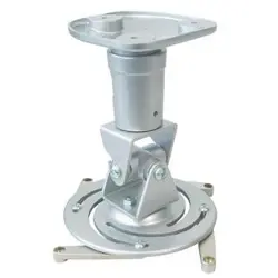 Nosač za projektor Transmedia, H16-1L, srebrni, stropni